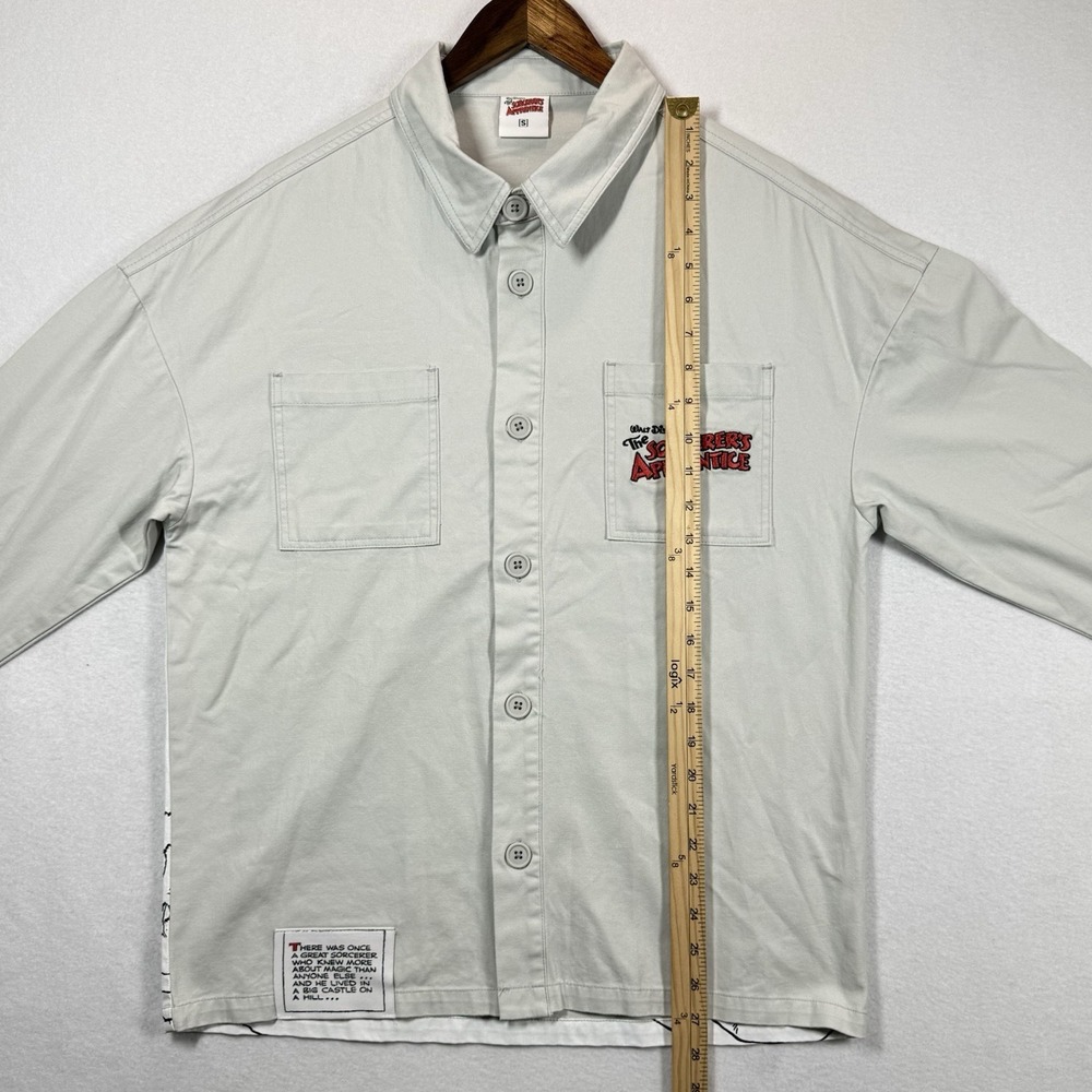 Disney Sorcerer's Apprentice Shirt Jacket Mens Sm… - image 11